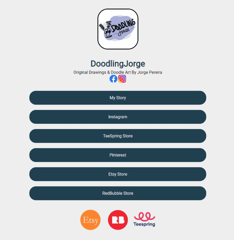 DoodlingJorge.com Launched