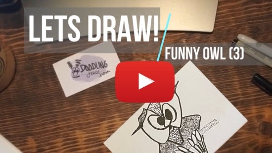 New Video: Let’s Draw an Owl (Take 3)