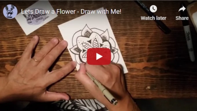 Video: Lets Draw a Flower