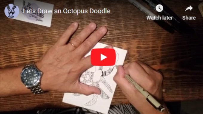 Video: Let’s Draw an Octopus Doodle