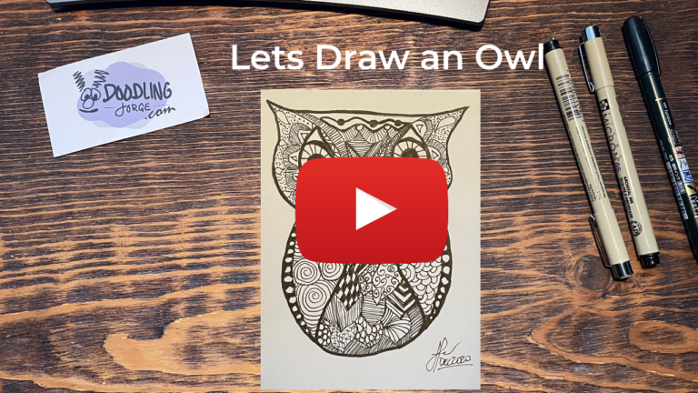 New Video: Let’s Draw an Owl (Take 2)