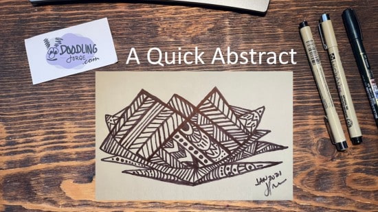 New Video: Quick January Abstract