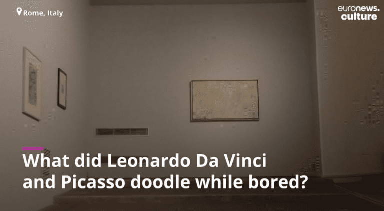 From Da Vinci to Picasso, doodles